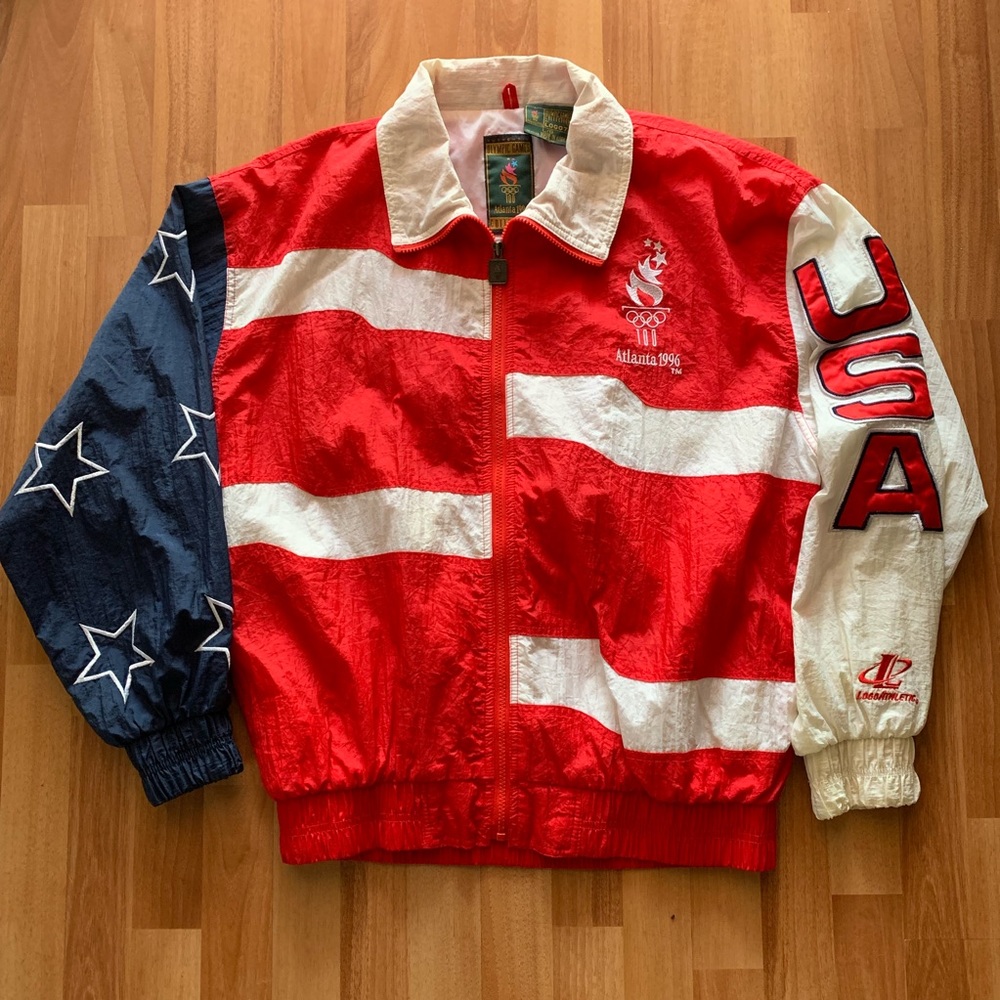 Vtg Atlanta Olympics Windbreaker 1996